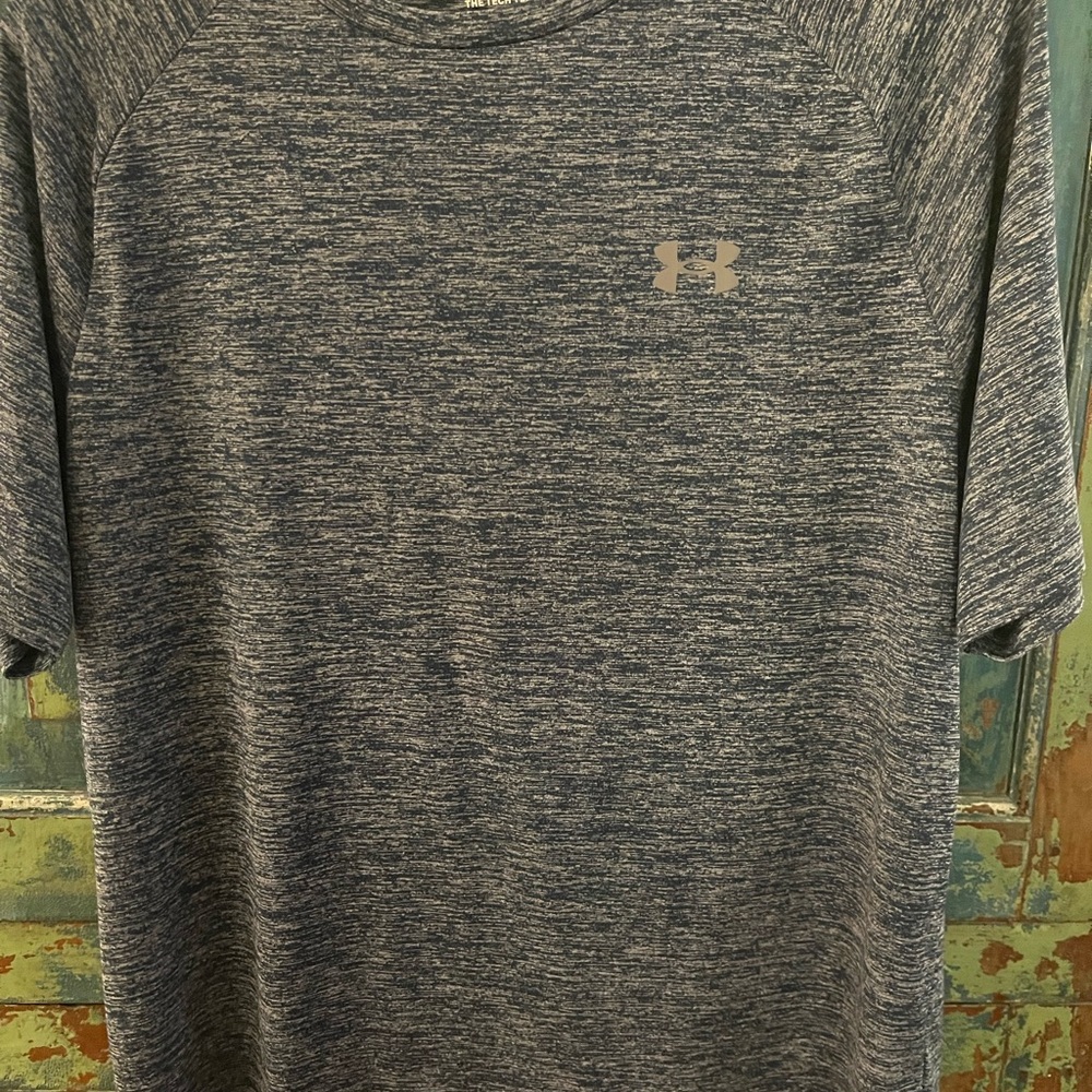 Under Armour dark blue and grey Tech Tee shirt